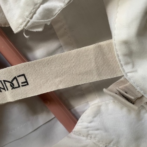 Edun dress shirt white cotton used US4 - Picture 7 of 9